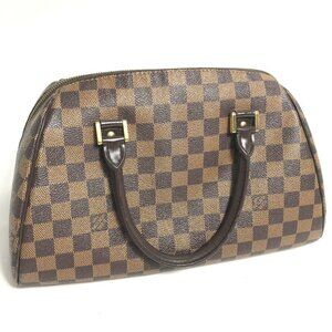 LOUIS VUITTON N41434 Damier Rivera MM Duffle Bag Hand Bag Damier Canvas Brown